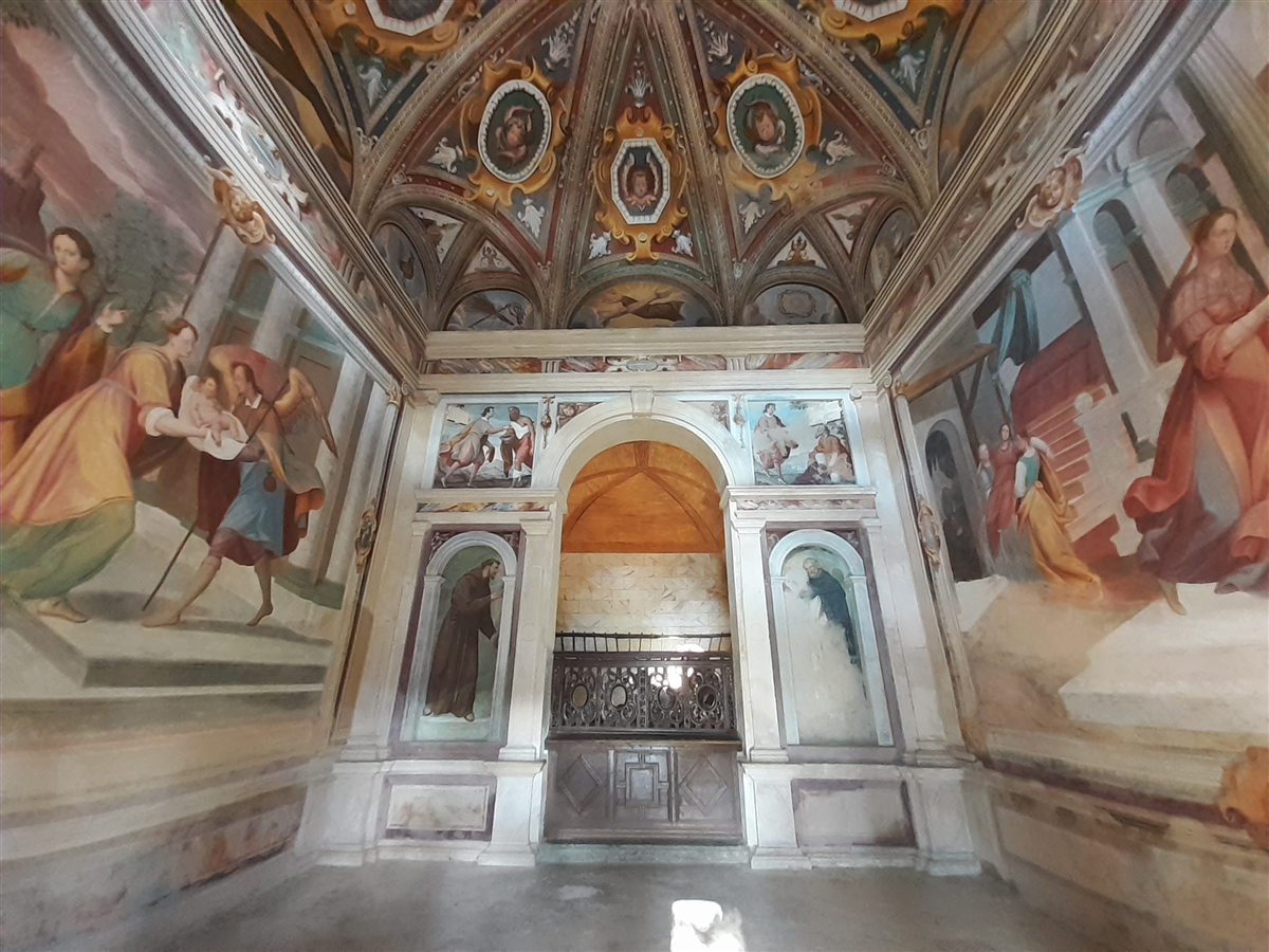 Restauro cappella 1 del Sacro Monte di Orta